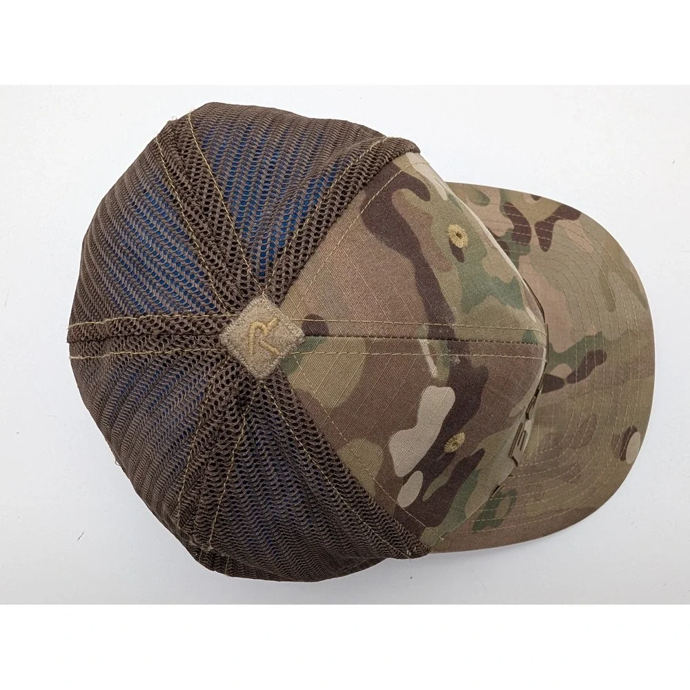 Leupold Richardson 862 Trucker Hat Mens Camo Mesh Snapback Cap Multicam Brown